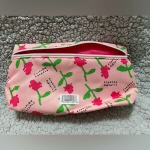 Cute floral makeup bag